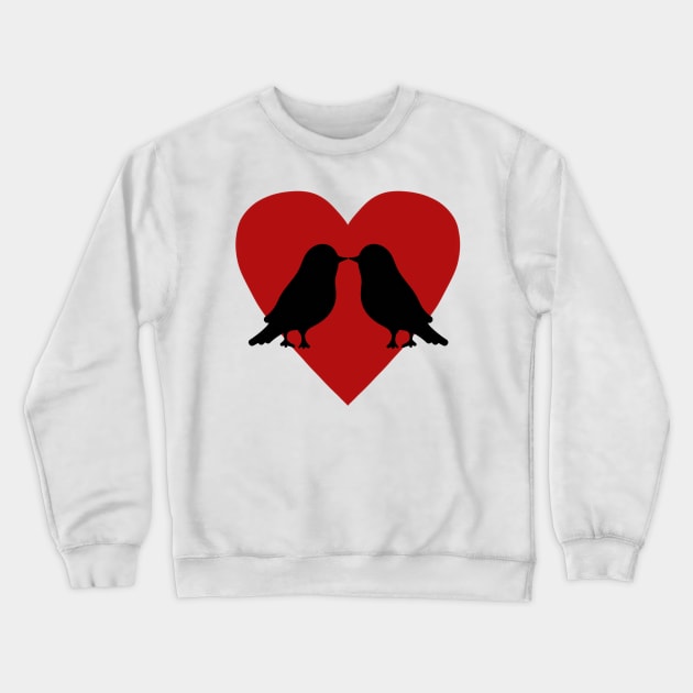 Love birds Crewneck Sweatshirt by KaisPrints